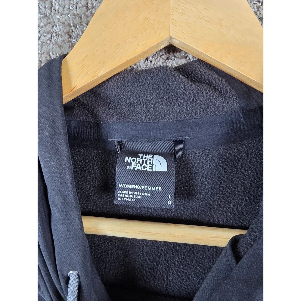 The North Face Tekno Ridge‎ Womens Hoodie Black Yellow Pullover Sweatshirt